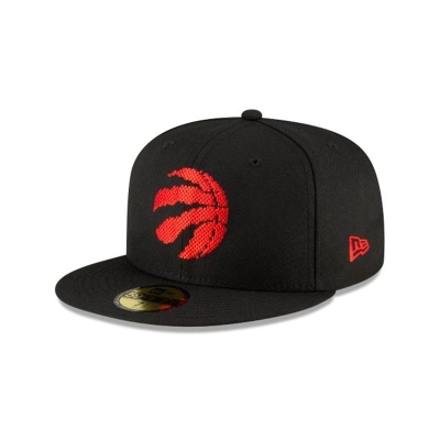 Toronto Raptors Gorra | New Era NBA Pixel 59fifty Fitted Cap Mexico - Negros